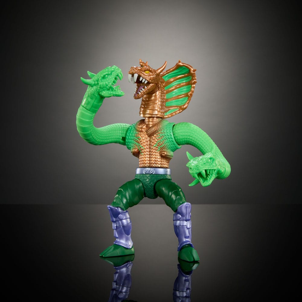 Mattel MOTU x TMNT Turtles of Grayskull Deluxe King Hiss Action Figure 14cm