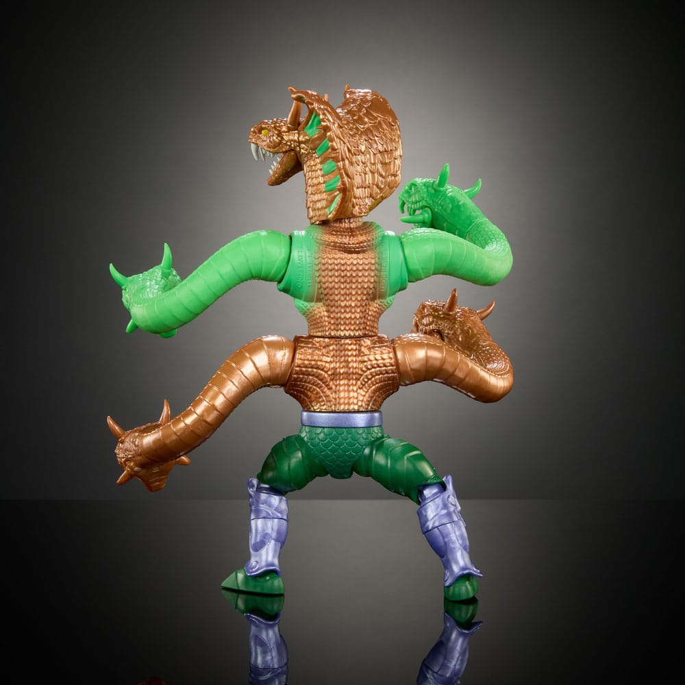 Mattel MOTU x TMNT Turtles of Grayskull Deluxe King Hiss Action Figure 14cm