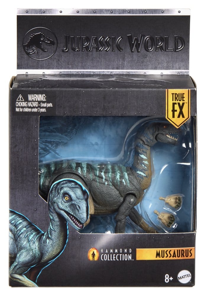 Mattel Jurassic World Hammond Collection Mussaurus Dinosaur Action Figure 21cm