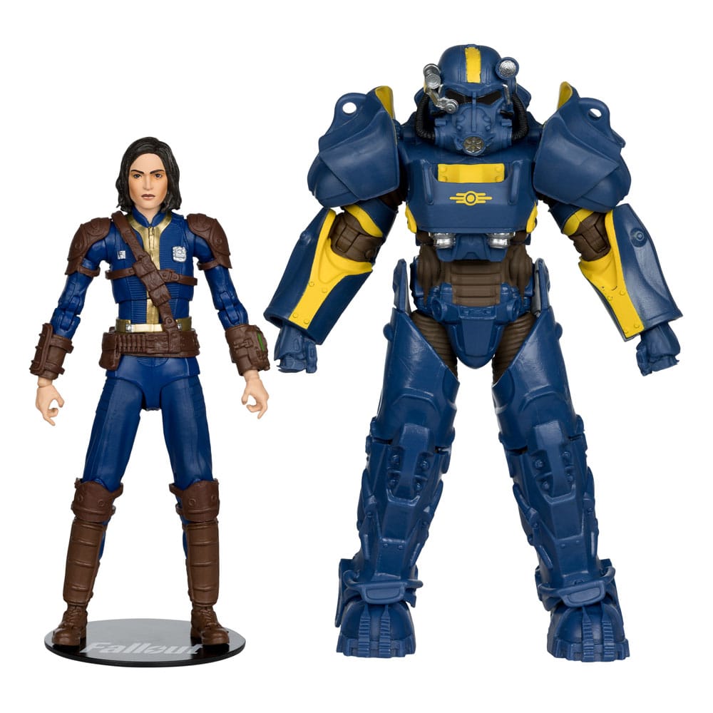 Fallout 4 T-60 Vault Tec & Sole Survivor Figure Set McFarlane