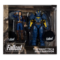 Fallout 4 T-60 Vault Tec & Sole Survivor Figure Set McFarlane
