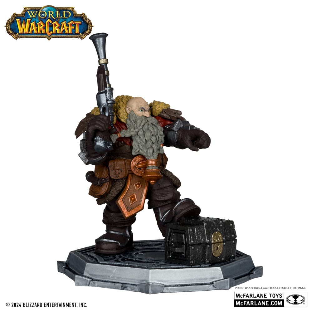 World of Warcraft 1/12 PVC Statue 2-Pack: Dwarf Hunter & Pandaren Monk