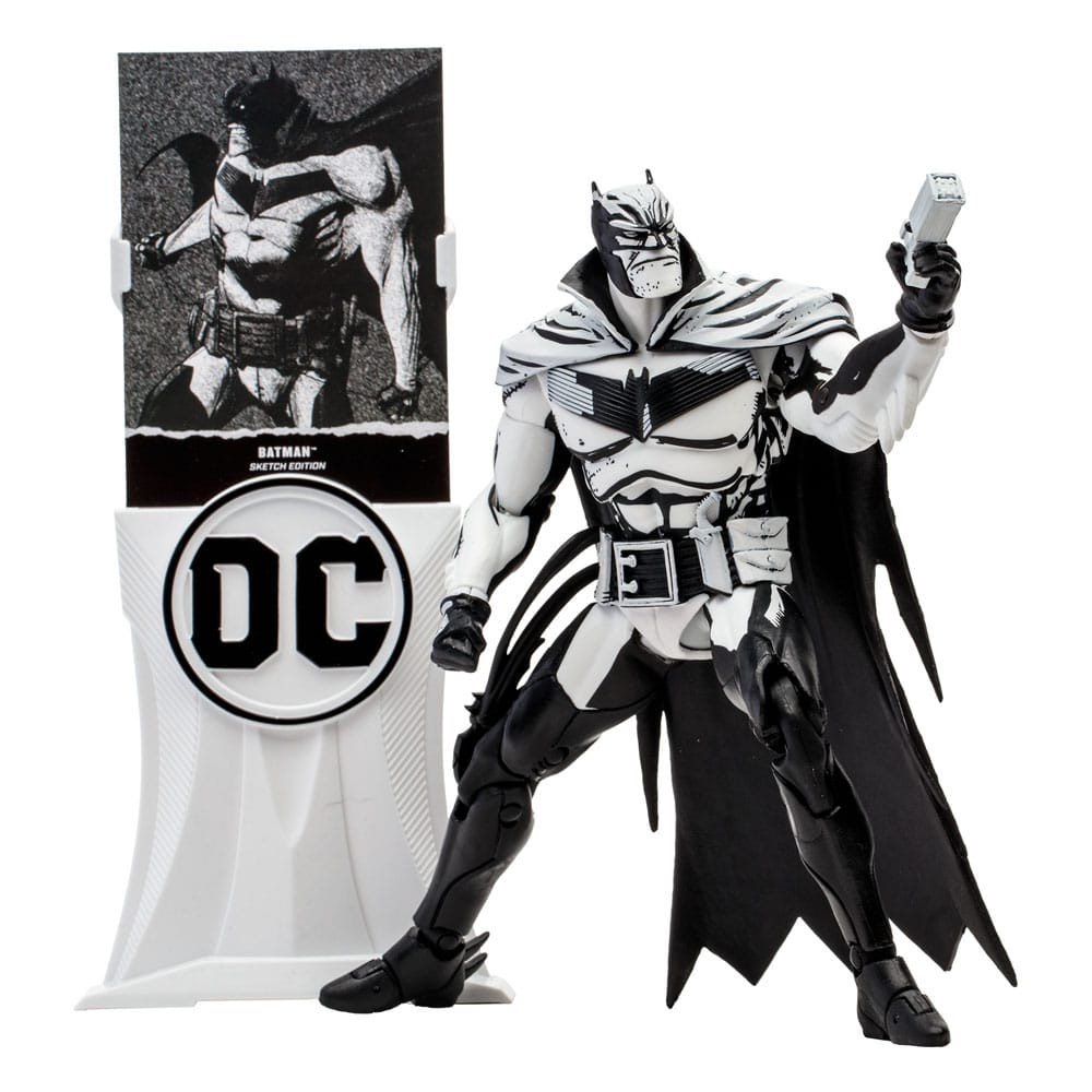 DC Multiverse Gold Label Batman Sketch Edition (White Knight)