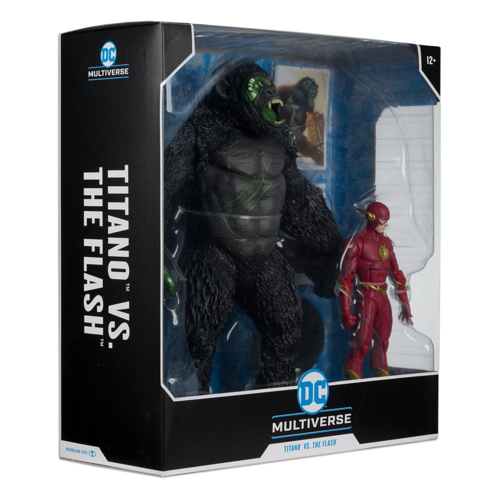 McFarlane DC Multiverse Collector Edition The Flash vs Titano 2-Pack Action Figures 18cm & 30cm