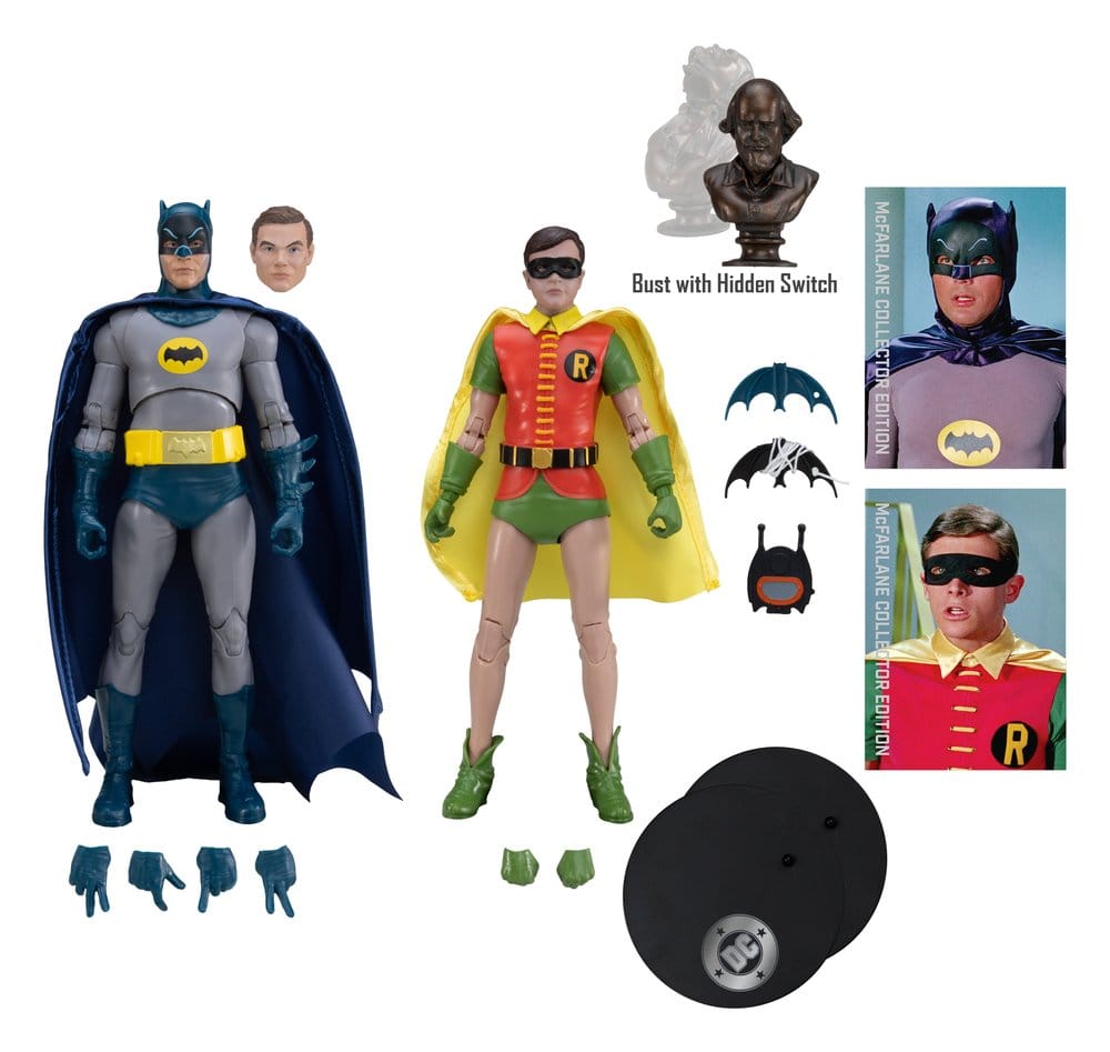 McFarlane Batman Classic TV Series Collector Edition Batman & Robin 2-Pack 18cm