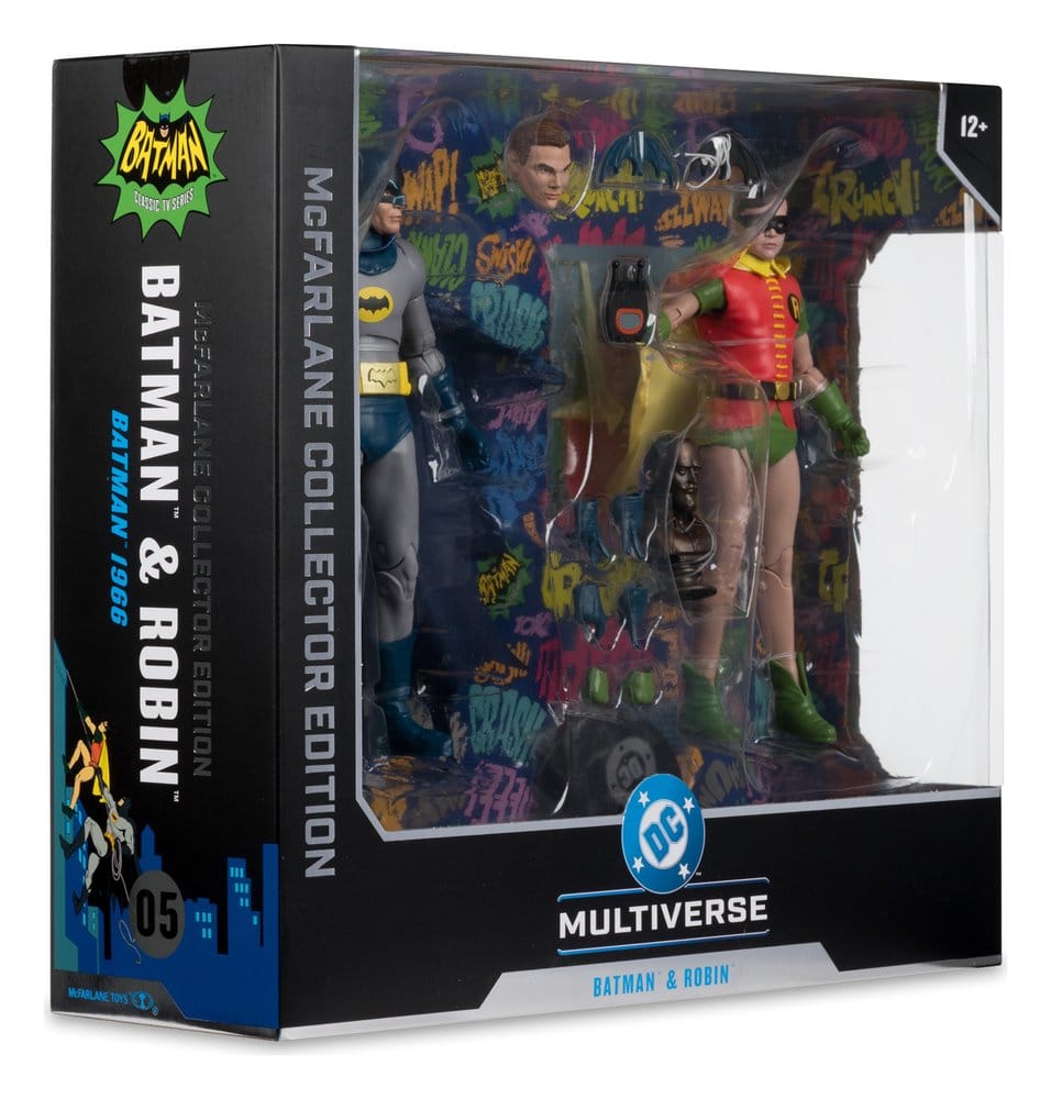 McFarlane Batman Classic TV Series Collector Edition Batman & Robin 2-Pack 18cm