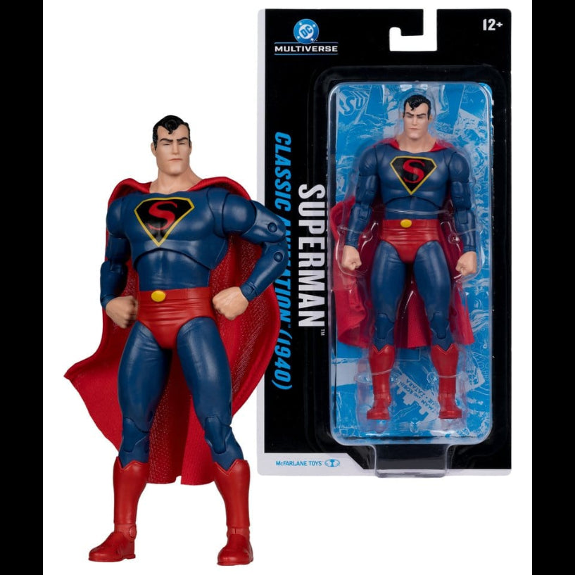 McFarlane Toys DC Multiverse Superman (Classic Animation 1940) Action Figure – 19cm