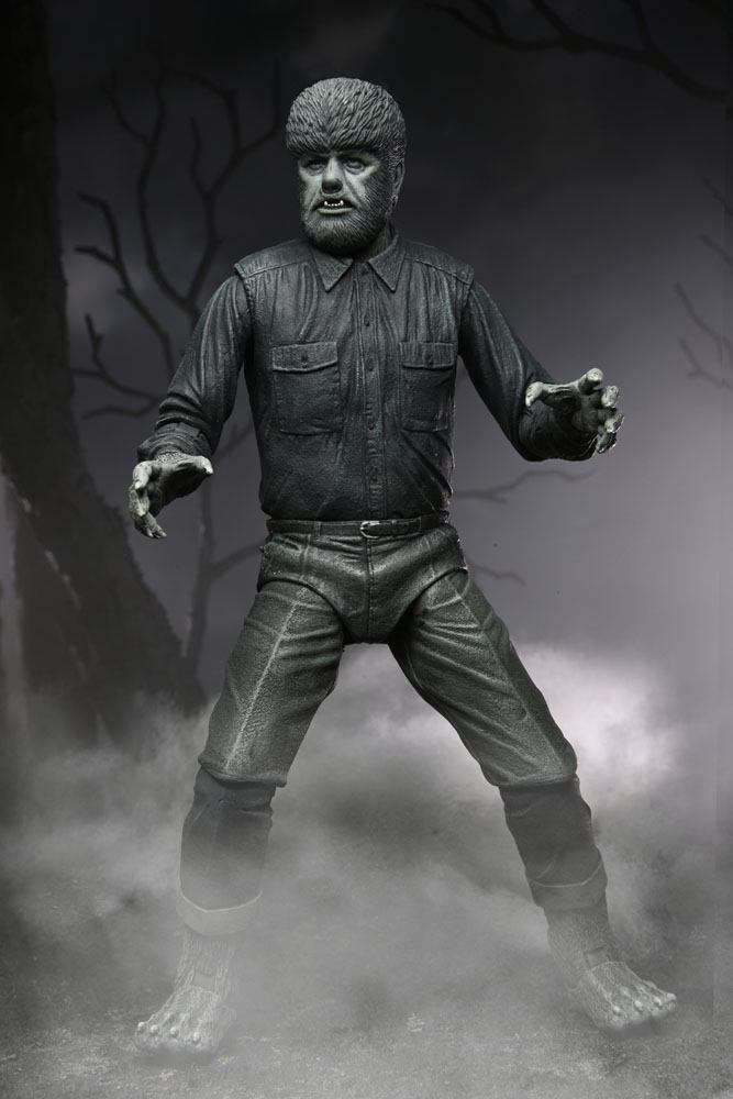 NECA Universal Monsters Action Figure Ultimate The Wolf Man (Black & White) 18 cm by LAB7 Malta