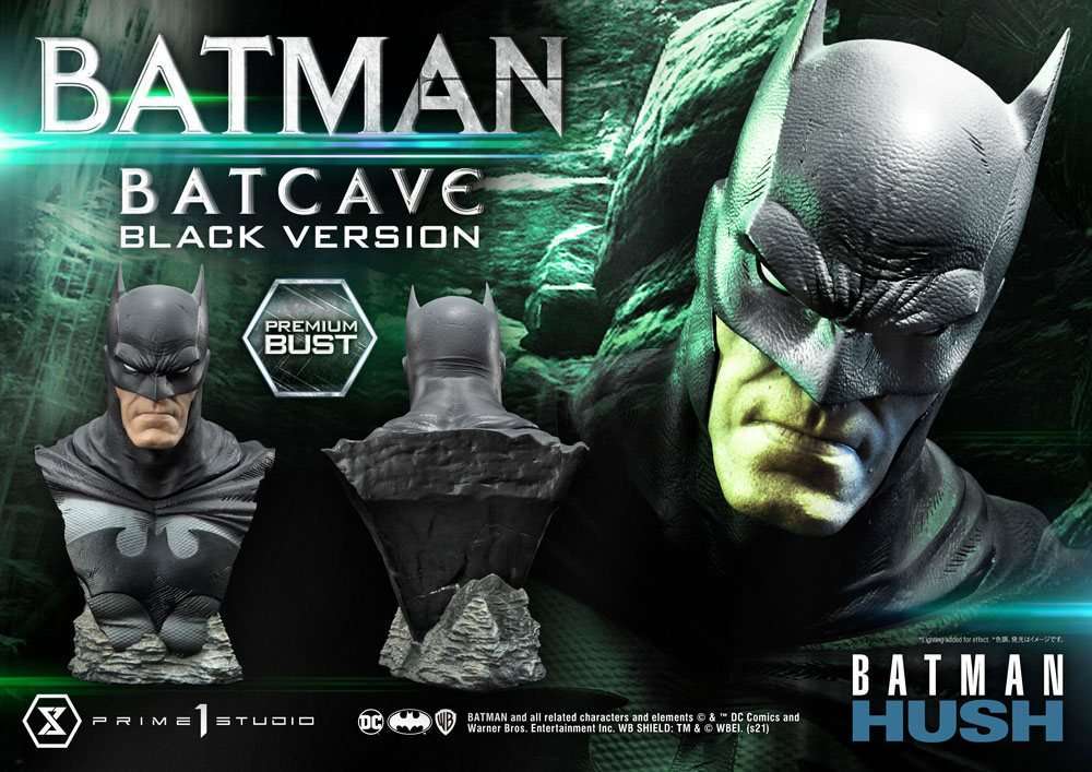 Prime 1 Batman Hush Bust 1/3 Batman Batcave Black Version 20 cm by LAB7 Malta