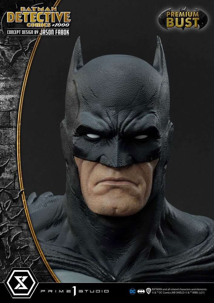 Prime 1 DC Comics Bust Batman Detective Comics #1000 Concept Design by Jason Fabok 26 cm by LAB7 Malta