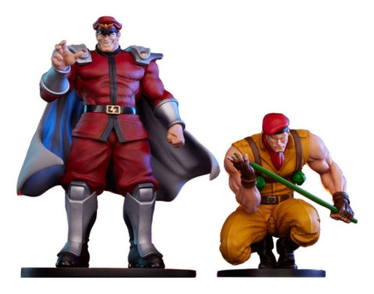 PCS Street Fighter PVC Statues 1/10 M. Bison & Rolento 21 cm by LAB7 Malta