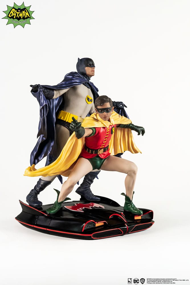 DC Comics PVC Diorama Statue 1/8 Batman & Robin 1966