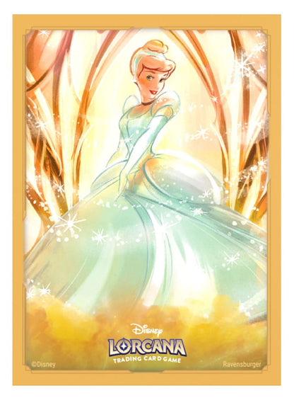 Disney Lorcana TCG Card Sleeves Cinderella (65-Pack)