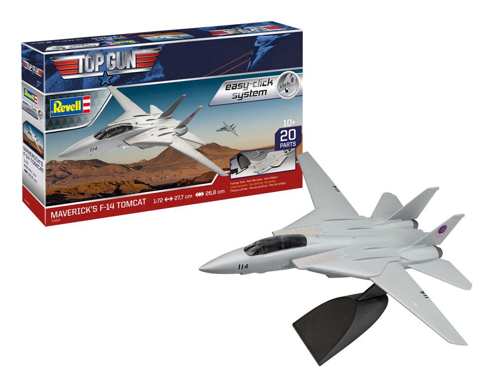 Revell Top Gun Top Gun Easy-Click Model Kit 1/72 F-14 Tomcat 27 cm by LAB7 Malta