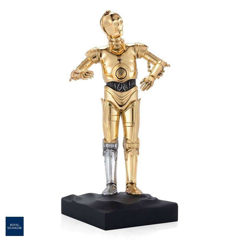 Royal Selangor Star Wars Pewter Collectible Statue C-3PO Limited Edition 23 cm by LAB7 Malta