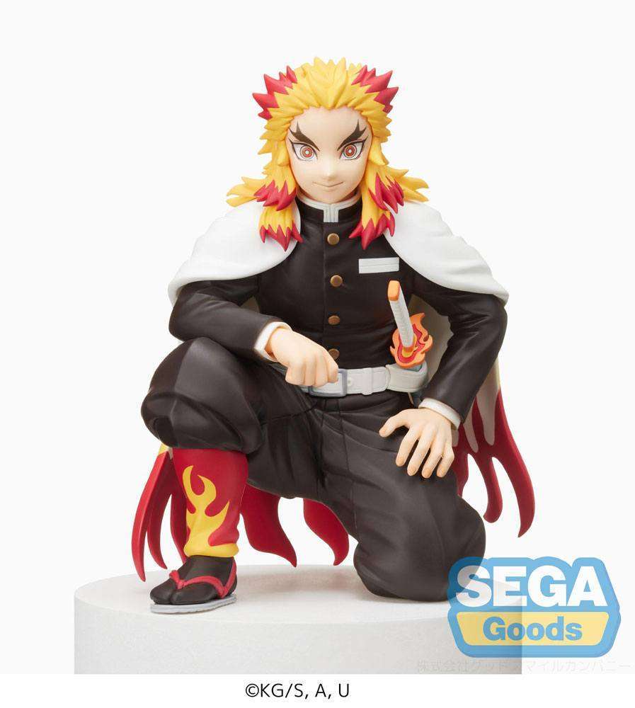 Sega Demon Slayer: Kimetsu no Yaiba PM Perching PVC Statue Kyojuro Rengoku (Hashira Meeting) 12 cm by LAB7 Malta