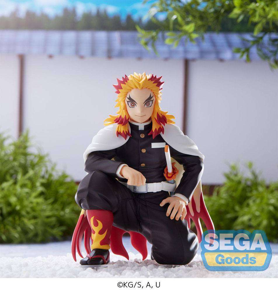 Sega Demon Slayer: Kimetsu no Yaiba PM Perching PVC Statue Kyojuro Rengoku (Hashira Meeting) 12 cm by LAB7 Malta