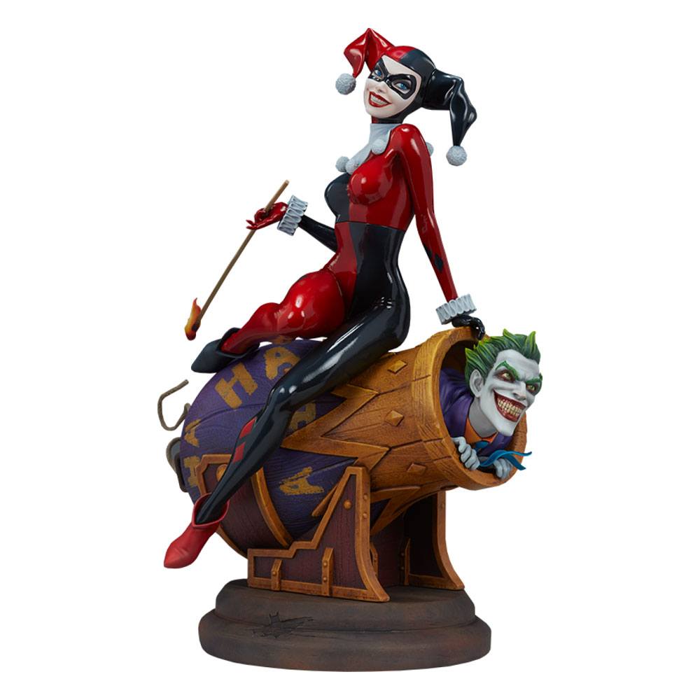 DC Comics Diorama Harley Quinn and The Joker 35 cm