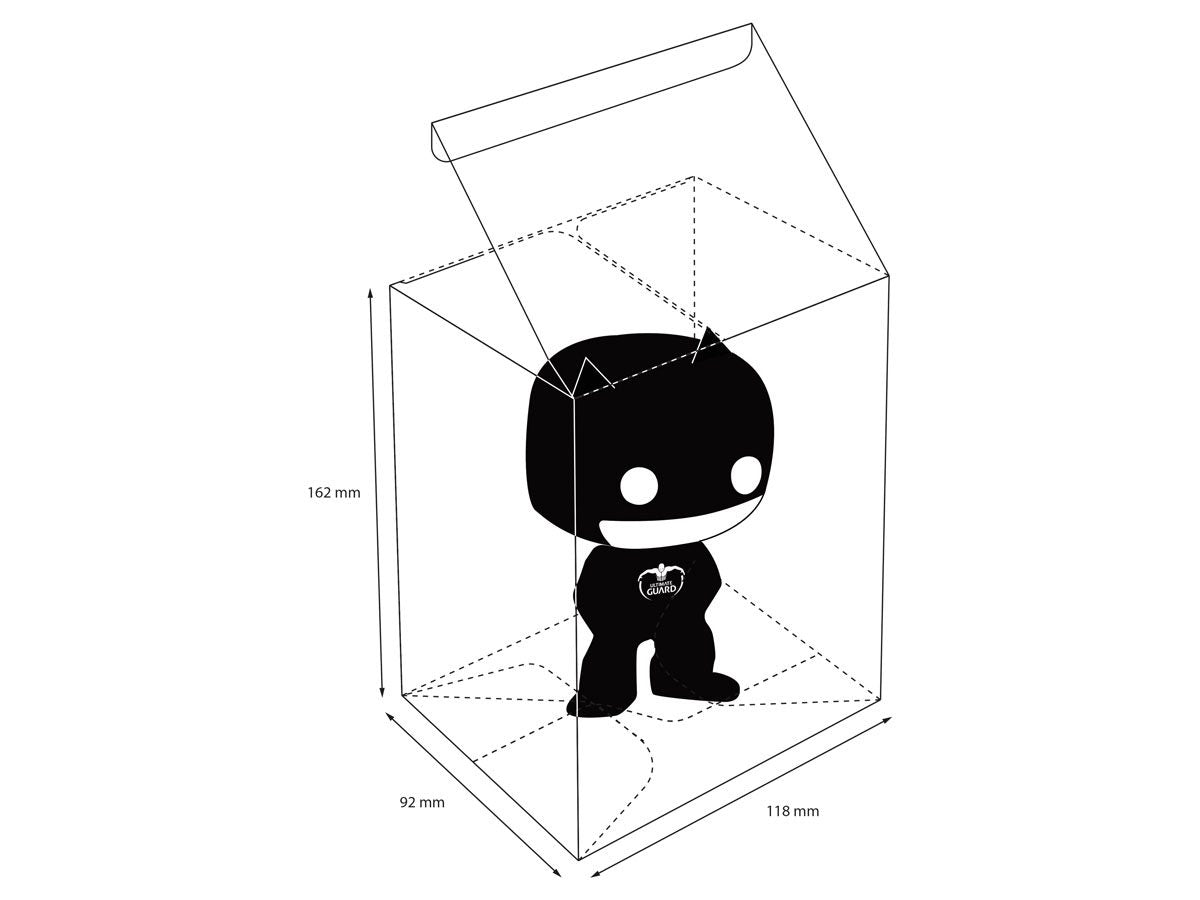 Ultimate Guard Protective Case for Funko POP!™ Figures in Counter-Top Display by LAB7 Malta