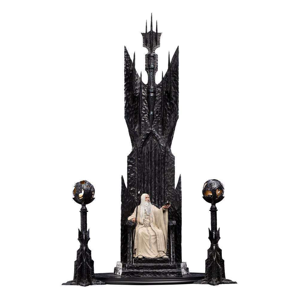 WETA Workshop The Lord of the Rings Statue 1/6 Saruman the White on Throne by LAB7 Malta