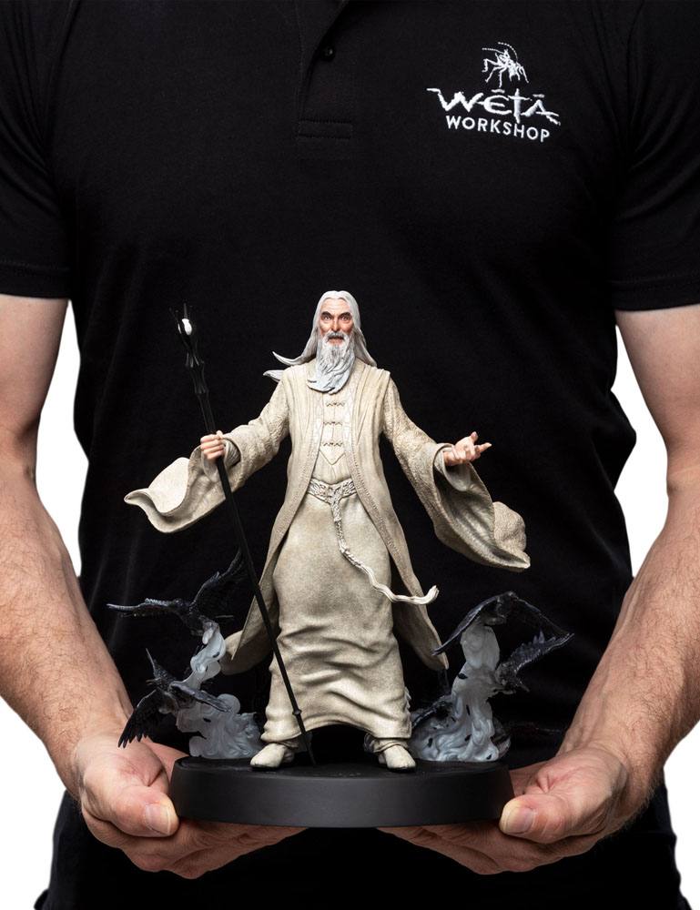 WETA Workshop The Lord of the Rings Figures of Fandom PVC Statue Saruman the White 26 cm by L:AB7 Malta