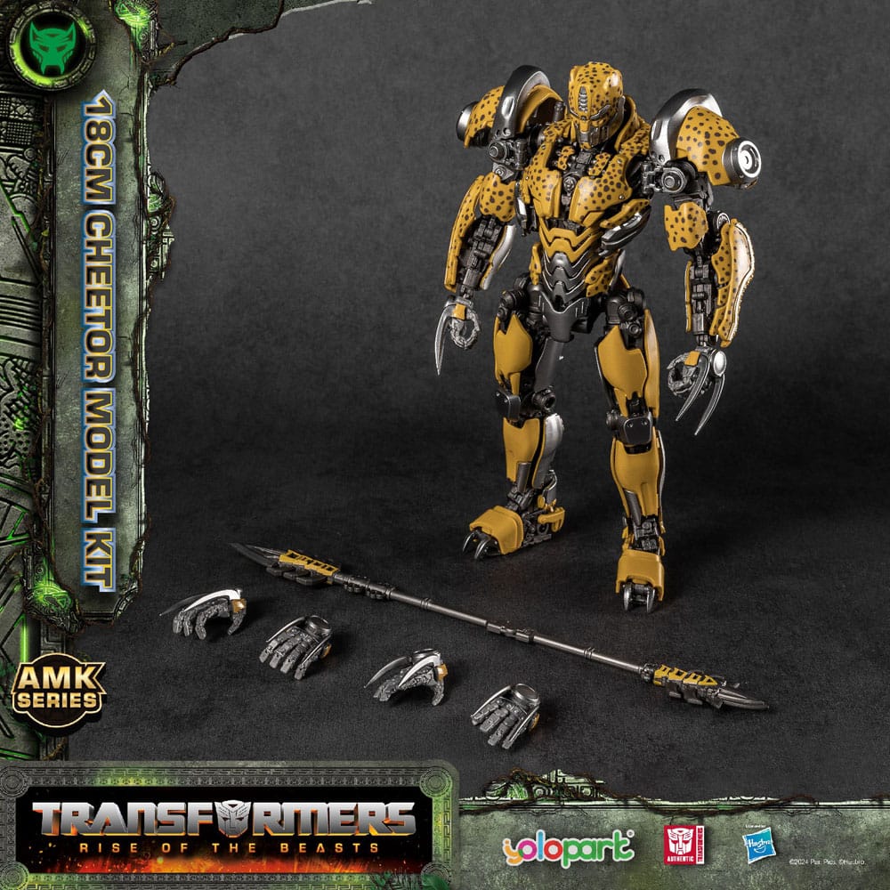 Yolopark Transformers: Rise of the Beasts Cheetor Model Kit 18 cm by LAB7 Malta, Europe