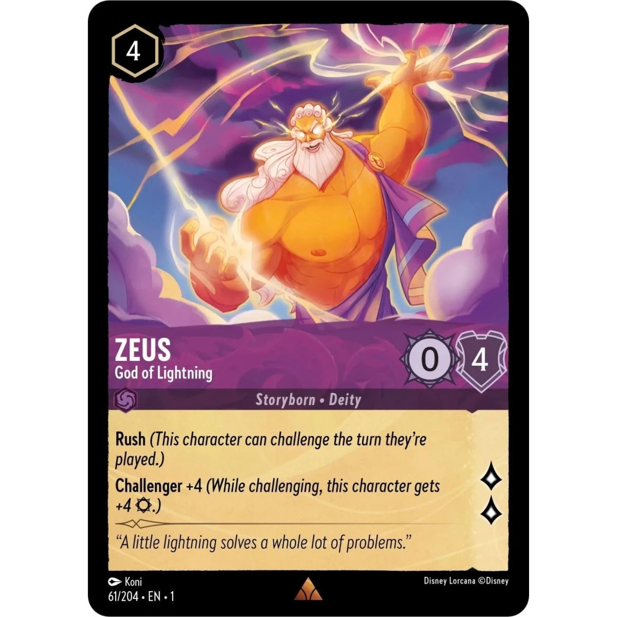 Zeus - God of Lightning (61/204) (The First Chapter) in Malta | LAB7