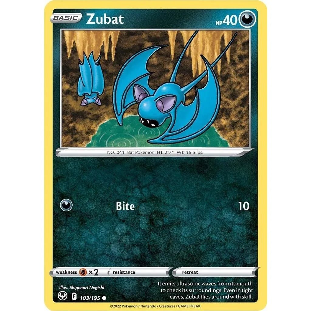 Zubat (103/195) (SWSH12: Silver Tempest) in Malta | LAB7